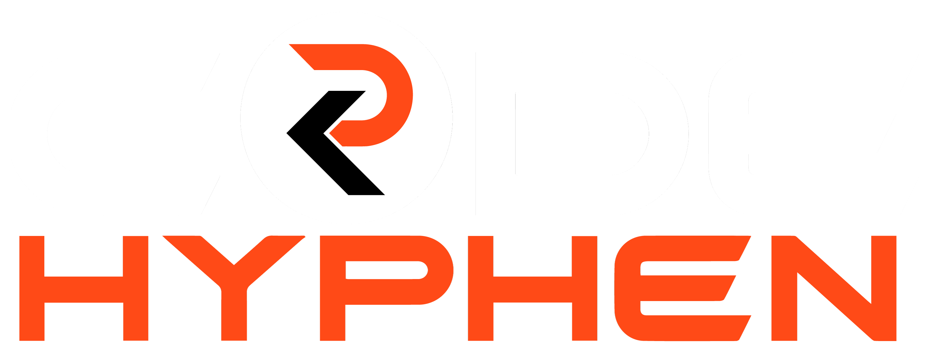 code hyphen logo light